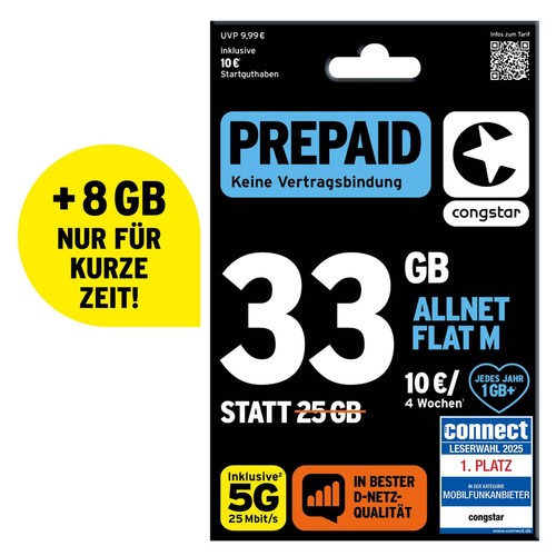 Congstar prepaid allnet - prepaid, m