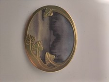 Brosche Oval Seidenmalerei