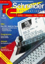 !! LESEN !! Schneider International Heft 8/87 für CPC/Joyce/PC 1512
