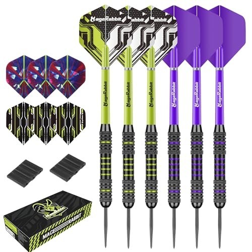 Dartpfeile mit metallspitze 6 - mit, metallspitze,