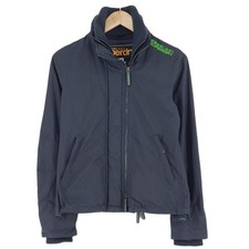 SuperDry The Windjacke Wasserdicht Blau Damen Uv7 Größe S
