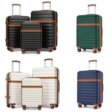 ABS+PC Hartschalenkoffer Kofferset Reisekoffer 4-Rader Trolley Koffer Handgepäck