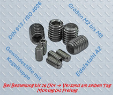 Gewindestifte DIN913 M2 M2,5