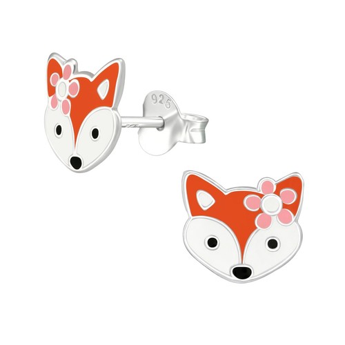 Kinder ohrringe fuchs 925 - kinder,
