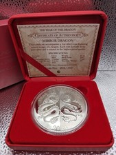 ❤️ Nur 500 St.: Tokelau Year of the Dragon 2024 Jahr des Drachen Mirror Spiegel