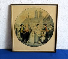 Kunstdruck Münchner Trachten