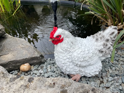 Deko huhn figur sitzend - deko,