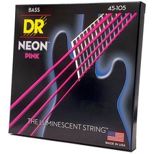 Saiten E-Bass DR Neon Pink
