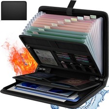 Feuerfeste Dokumententasche Geldkassette Feuersichere Wasserdicht Tragbar