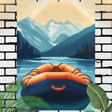 Rafting Boot Poster Schöne