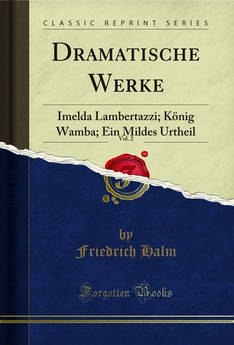 Dramatische werke vol 2 - werke,, vol.