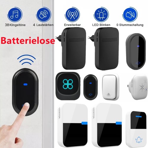 Batterielose funkklingel - batterielose,
