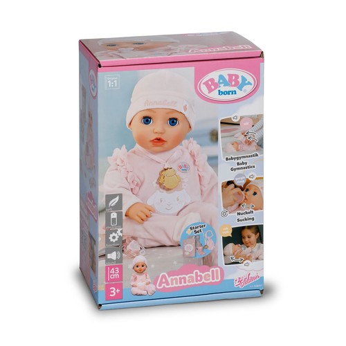 Baby born annabell 43cm - born,