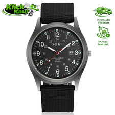 Herren Uhr Military Kalender