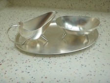 WMF Milch und Zucker Service mit Tablett, versilbert 50er Jahre Bienenkorbmarke