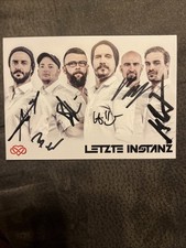 Autogrammkarte Letzte Instanz 2025 handsigniert Liebe Im Krieg