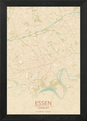 Essen deutschland stadtplan - essen,