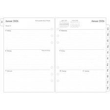 Wochenplaner A5 2026 Kalender