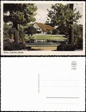 Ansichtskarte Berlin Englischer Garten, Haus - Colorfotokarte 1954