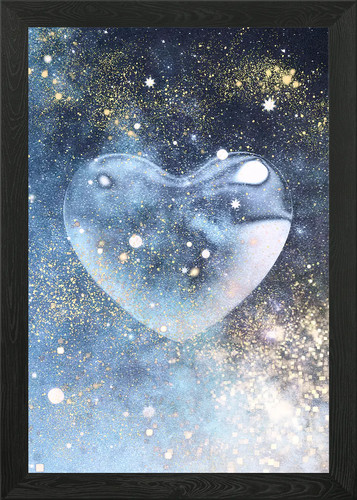 Heart gerahmtes wandbild - gerahmtes,