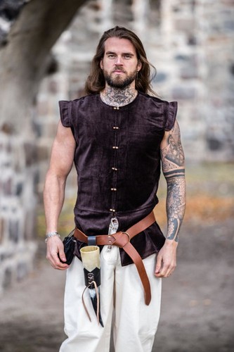 Mittelalter larp lange weste - mittelalter,