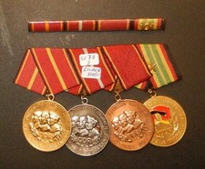 4er alte DDR Ordensspange der