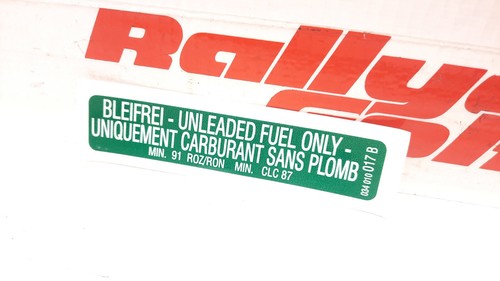Kennschild aufkleber bleifrei - kennschild,