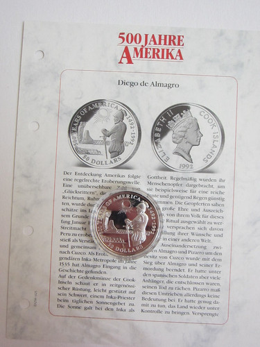 Cook islands dollars 1992 - 50,