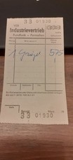 DDR Rechnung VEB Industrievertrieb RFT Staßfurt  Rundfunk Fernsehen