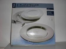 Platzteller Edelstahl ca 33 cm