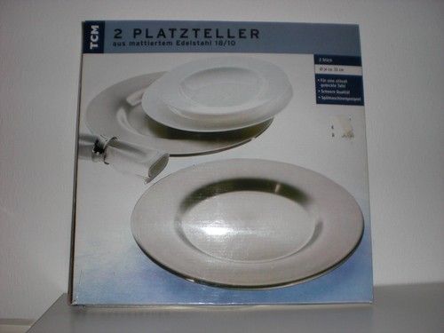 Platzteller edelstahl cm - ca,
