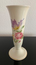 Alka Kunst Kronach Bavaria Vase, Höhe ca.  25 cm, vintage mit Goldrand