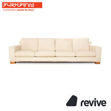 Flexform Status Stoff Viersitzer Creme Sofa Couch