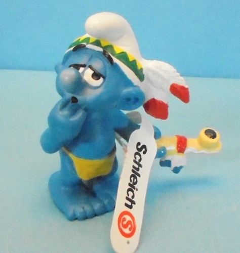 20553 schlumpf mit kalumet - schlumpf,
