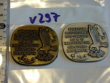 Brosche Jagd Parcours Carl Stiegele Club Hattenhofen 1980 2 Stück  (v297)