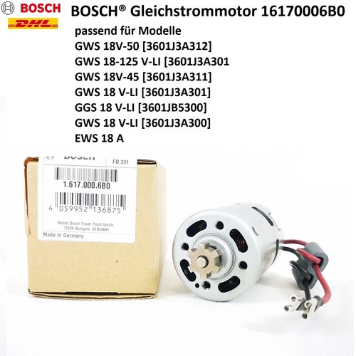 Bosch gleichstrommotor für - bosch,