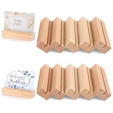 Kartenhalter Holz 10 Stück