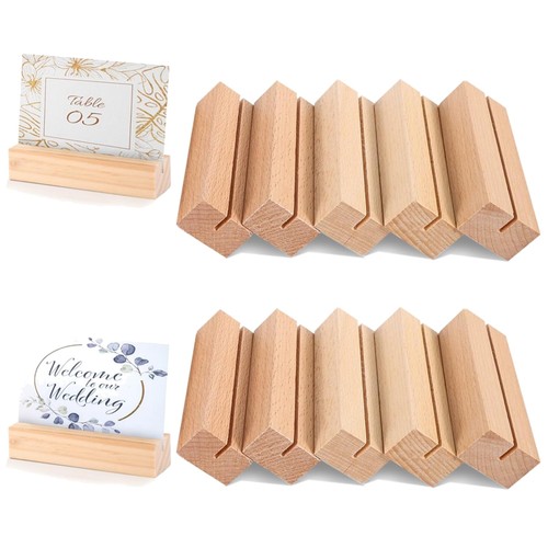 Kartenhalter holz stück - kartenhalter, 10