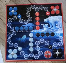 Coca-Cola Polarbärenspiel nach Art "Mensch ärgere dich nicht" neu und eingepackt