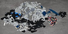 Lego Reste Konvolut, Space, grau, schwarz, Platten, Zubehör ca. 600g
