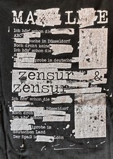 MALE Punk Shirt Deutschpunk Klassiker Düsseldorf ZK Mittagspause Die toten Hosen