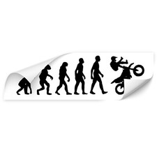 Evolution Dirt Biker Sticker
