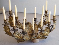 großer leuchter feuervergoldet um 1940 new york