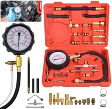 KFZ Manometer Benzin Öldruckprüfer Kraftstoffpumpe Öldrucktester Öl Messgerät DE