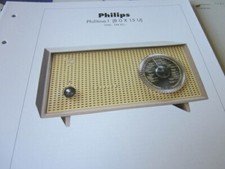 Radio Archiv N 00 Schaltplan Philips Philitina I (BOC 15 U) 1960