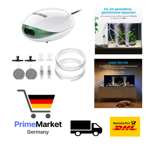 Aquarium luftpumpe 400 leise - aquarium,