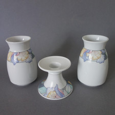 2 Vasen mit Kerzenhalter Seltmann Weiden Valetta Florida