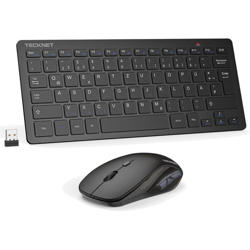 Kabelloses tastatur maus set - maus,