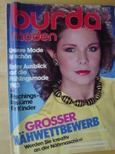 BURDA MODEN 1983/01 Fasching f. Kinder Karneval Frühling Modezeitschrift 80er J