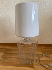 IKEA STOCKHOLM Lampe Designleuchte Tischleuchte Kristallglas geschliffen Vintage